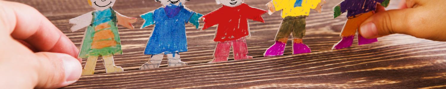 Paper chain people